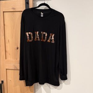 DADA Black Long Sleeve Men's Tee